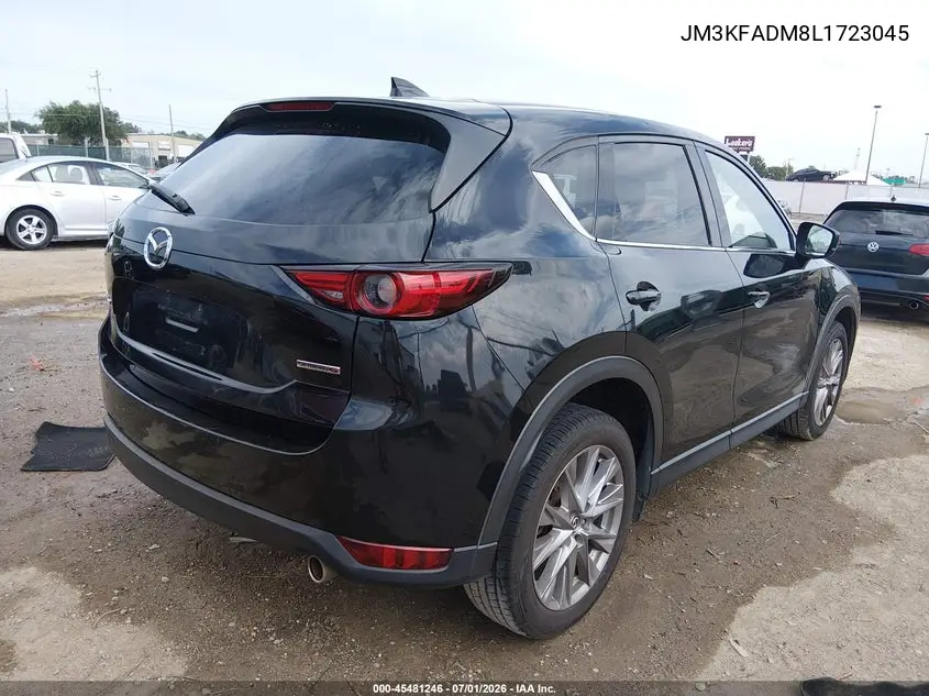 2020 Mazda Cx-5 Grand Touring VIN: JM3KFADM8L1723045 Lot: 45481246