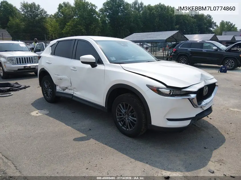 2020 Mazda Cx-5 Sport VIN: JM3KFBBM7L0774860 Lot: 45595495