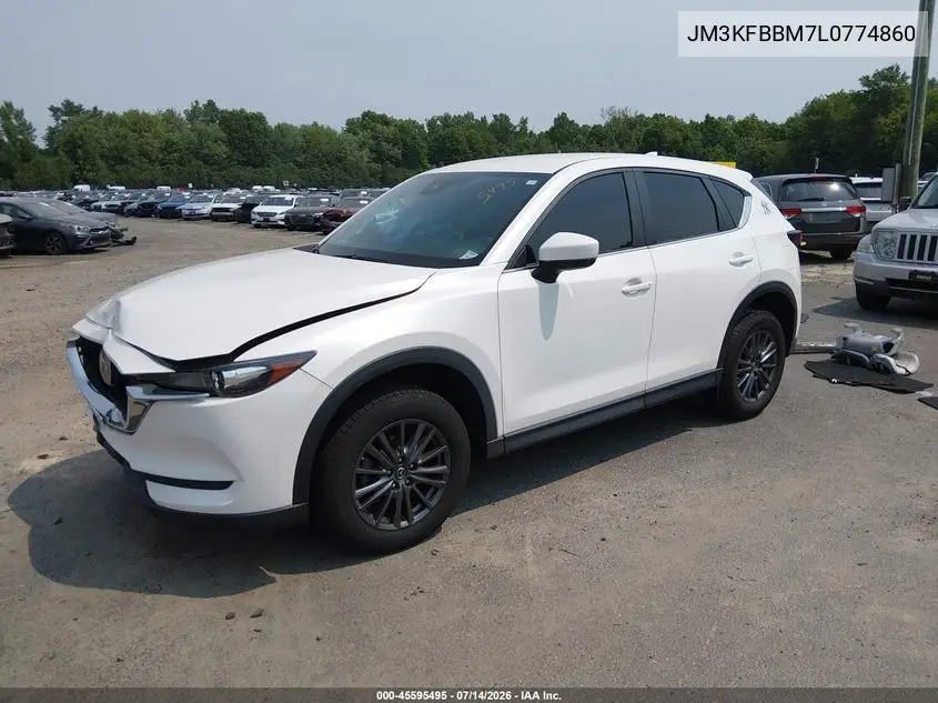 2020 Mazda Cx-5 Sport VIN: JM3KFBBM7L0774860 Lot: 45595495