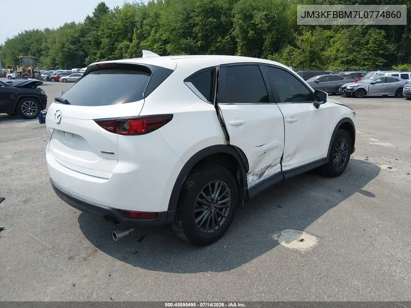 2020 Mazda Cx-5 Sport VIN: JM3KFBBM7L0774860 Lot: 45595495