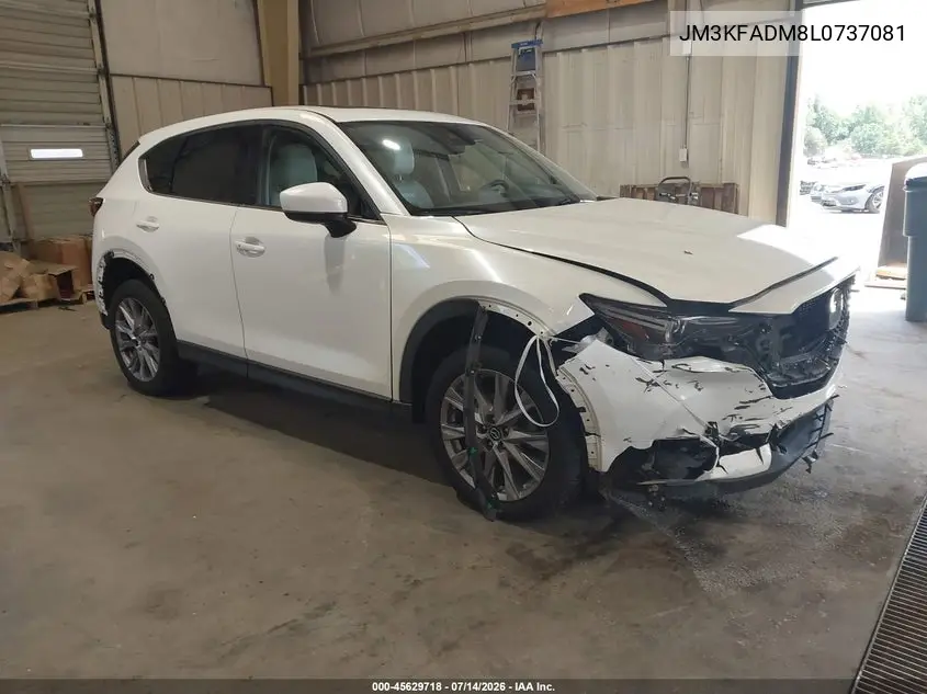 2020 Mazda Cx-5 Grand Touring VIN: JM3KFADM8L0737081 Lot: 45629718