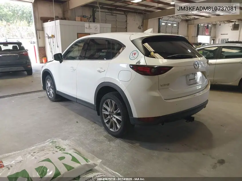 2020 Mazda Cx-5 Grand Touring VIN: JM3KFADM8L0737081 Lot: 45629718