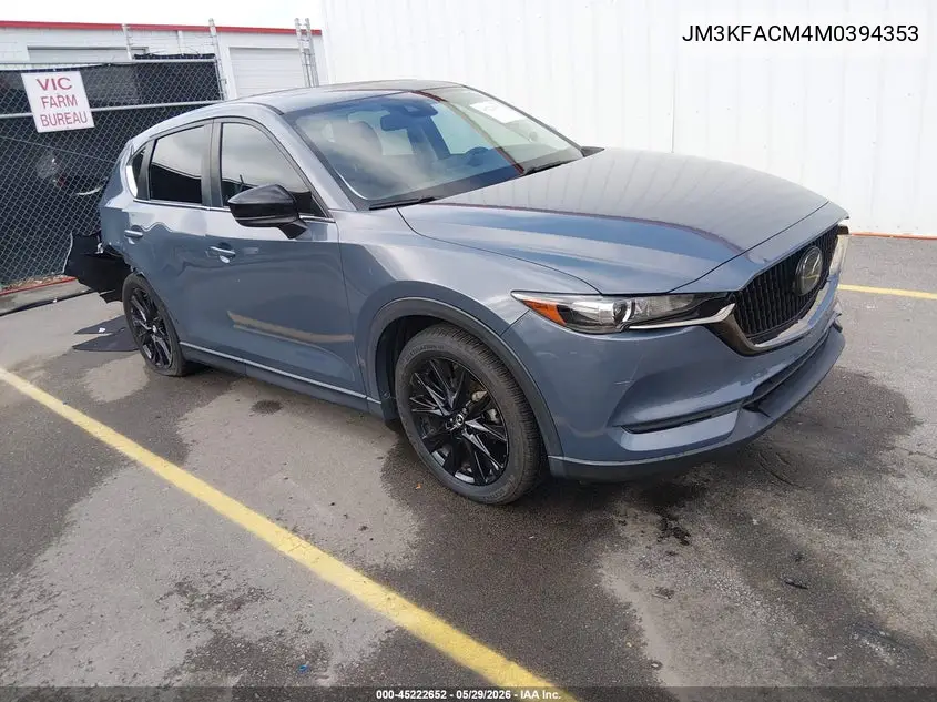 2021 Mazda Cx-5 Carbon Edition VIN: JM3KFACM4M0394353 Lot: 45222652
