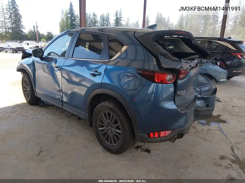 2021 Mazda Cx-5 Touring VIN: JM3KFBCM6M1491991 Lot: 45446230