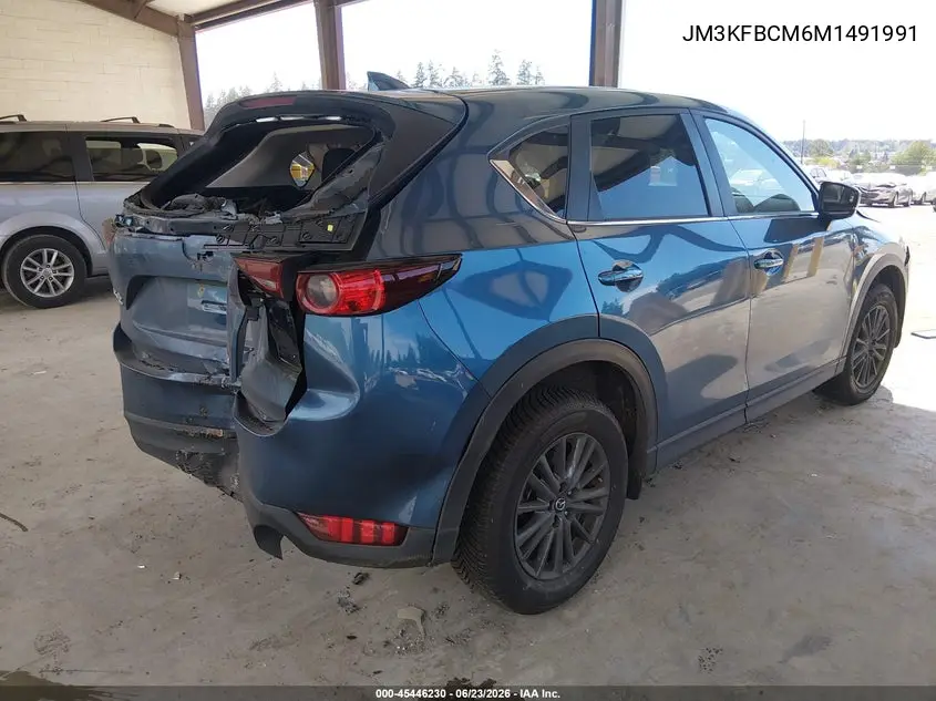 2021 Mazda Cx-5 Touring VIN: JM3KFBCM6M1491991 Lot: 45446230