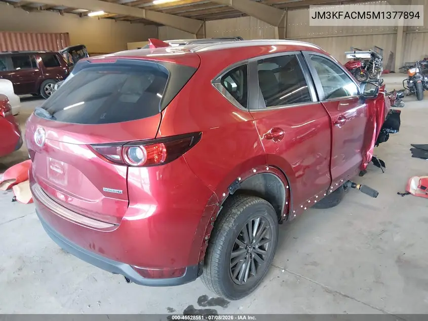 2021 Mazda Cx-5 Touring VIN: JM3KFACM5M1377894 Lot: 45528561