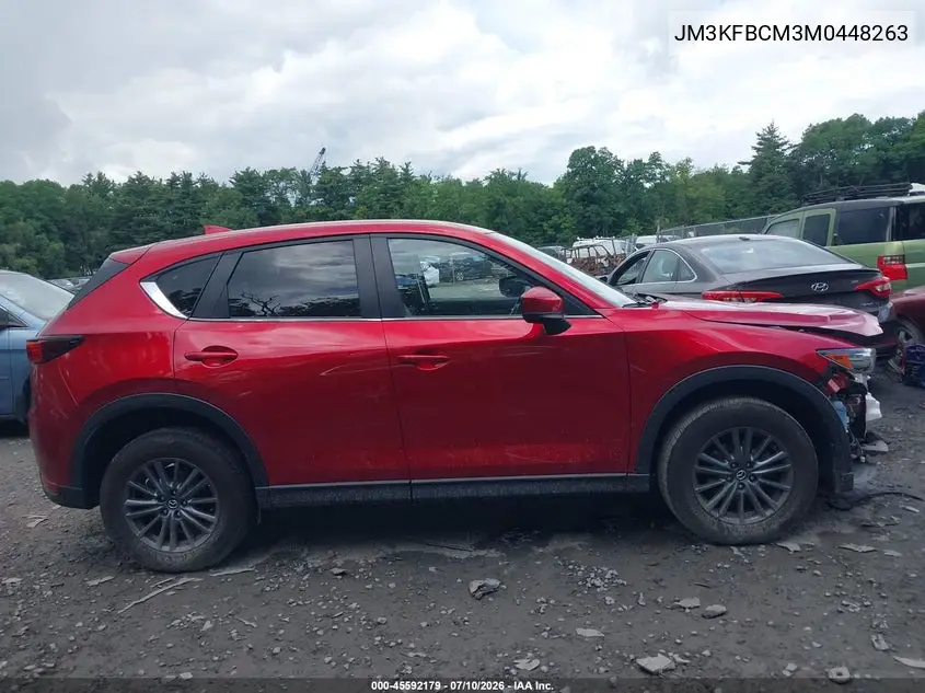 2021 Mazda Cx-5 Touring VIN: JM3KFBCM3M0448263 Lot: 45592179