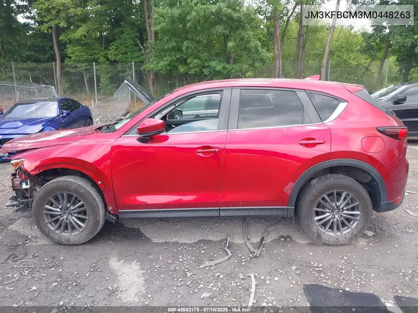 2021 Mazda Cx-5 Touring VIN: JM3KFBCM3M0448263 Lot: 45592179
