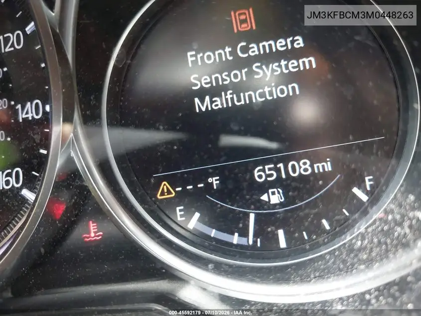 2021 Mazda Cx-5 Touring VIN: JM3KFBCM3M0448263 Lot: 45592179