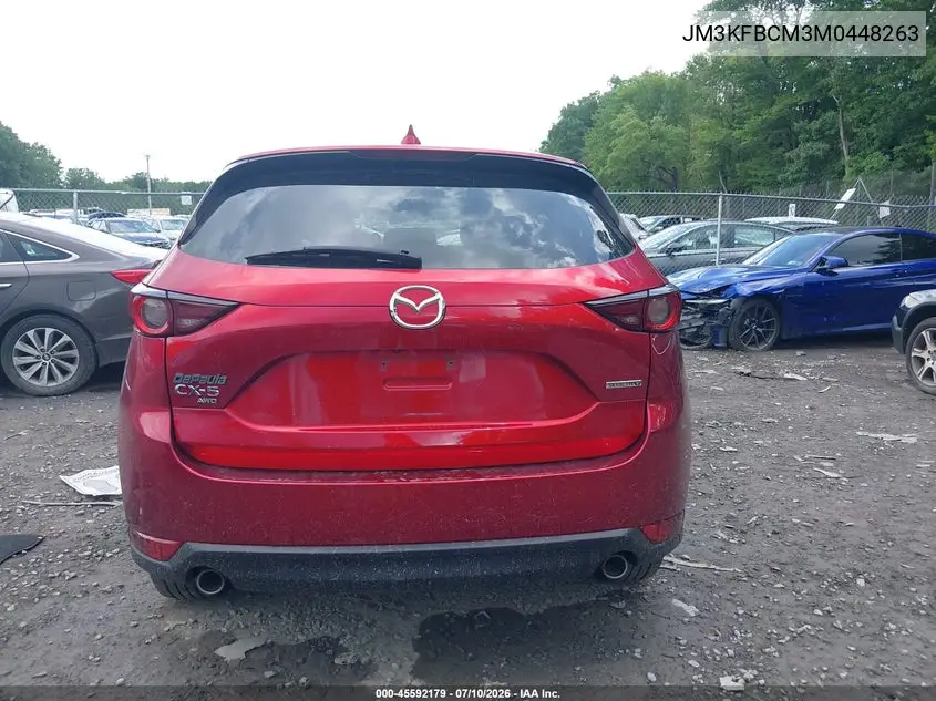 2021 Mazda Cx-5 Touring VIN: JM3KFBCM3M0448263 Lot: 45592179