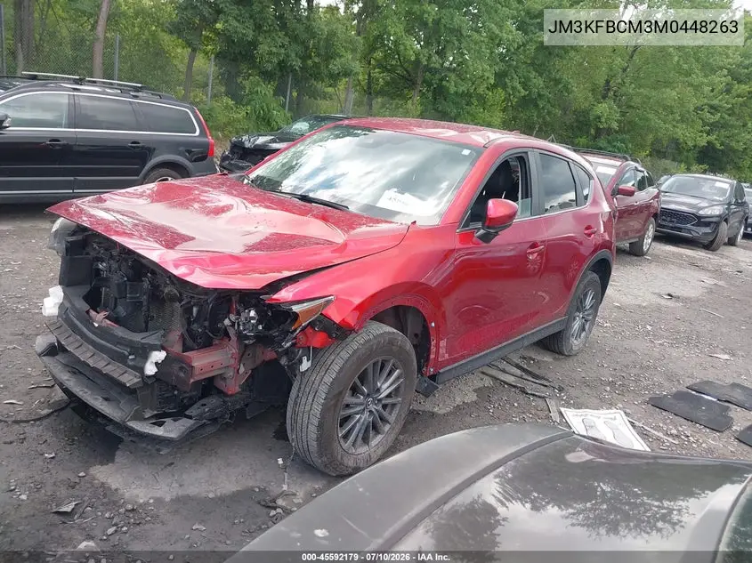 2021 Mazda Cx-5 Touring VIN: JM3KFBCM3M0448263 Lot: 45592179