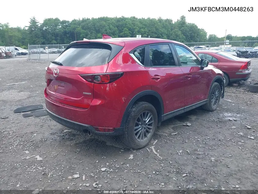2021 Mazda Cx-5 Touring VIN: JM3KFBCM3M0448263 Lot: 45592179