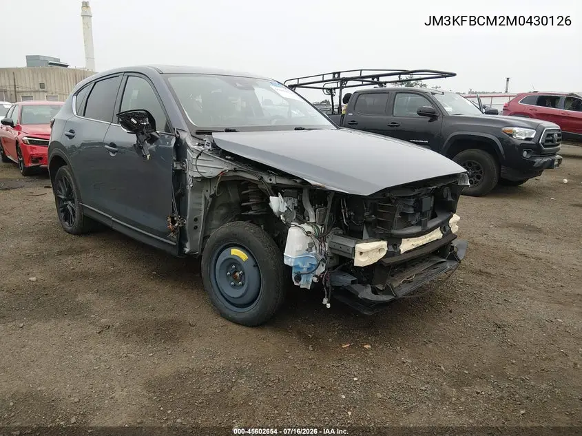 2021 Mazda Cx-5 Carbon Edition VIN: JM3KFBCM2M0430126 Lot: 45602654