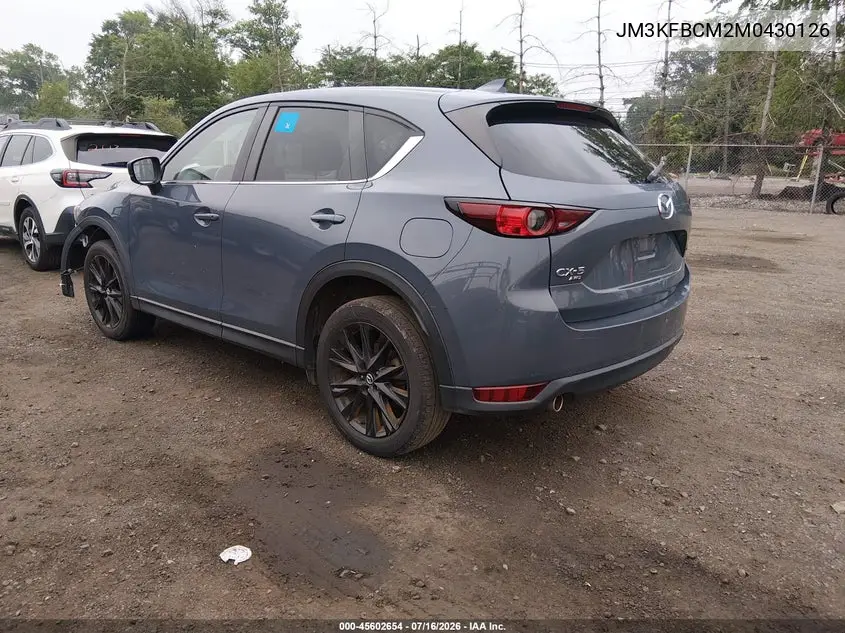 2021 Mazda Cx-5 Carbon Edition VIN: JM3KFBCM2M0430126 Lot: 45602654