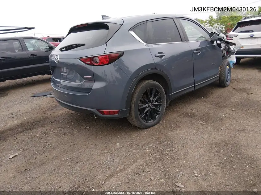 2021 Mazda Cx-5 Carbon Edition VIN: JM3KFBCM2M0430126 Lot: 45602654
