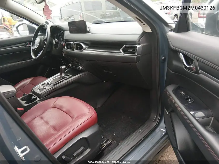 2021 Mazda Cx-5 Carbon Edition VIN: JM3KFBCM2M0430126 Lot: 45602654