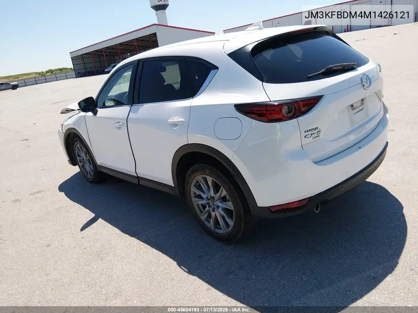 2021 Mazda Cx-5 Grand Touring VIN: JM3KFBDM4M1426121 Lot: 45604193