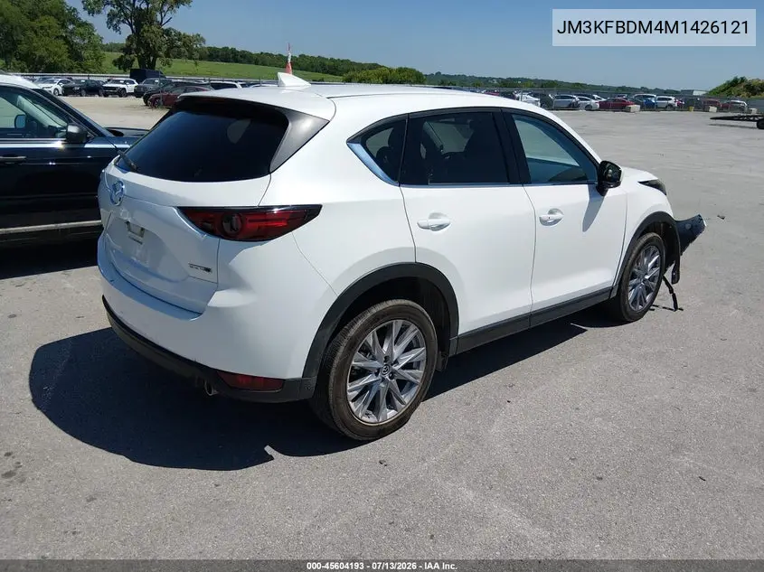 2021 Mazda Cx-5 Grand Touring VIN: JM3KFBDM4M1426121 Lot: 45604193