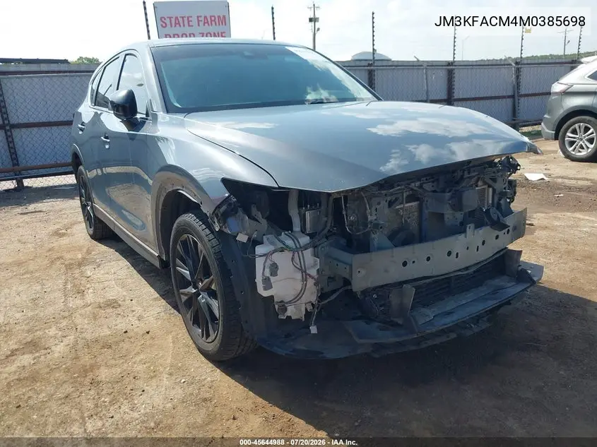 2021 Mazda Cx-5 Carbon Edition VIN: JM3KFACM4M0385698 Lot: 45644988