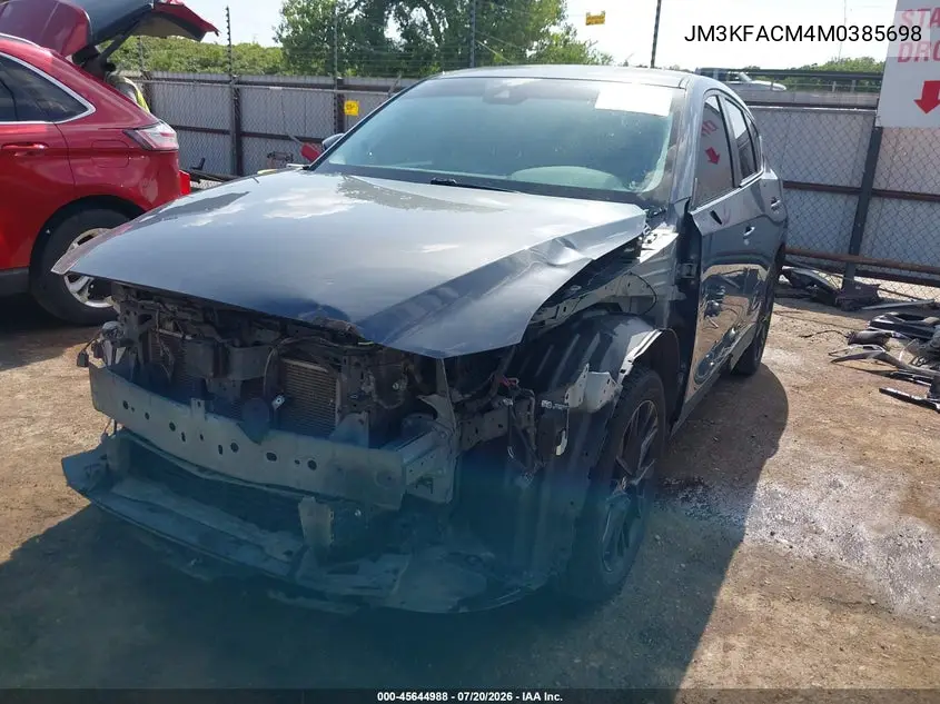 2021 Mazda Cx-5 Carbon Edition VIN: JM3KFACM4M0385698 Lot: 45644988