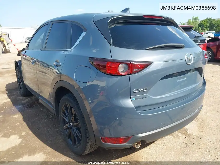 2021 Mazda Cx-5 Carbon Edition VIN: JM3KFACM4M0385698 Lot: 45644988
