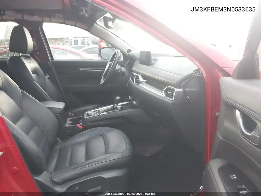 2022 Mazda Cx-5 2.5 S Premium Plus VIN: JM3KFBEM3N0533635 Lot: 45437909