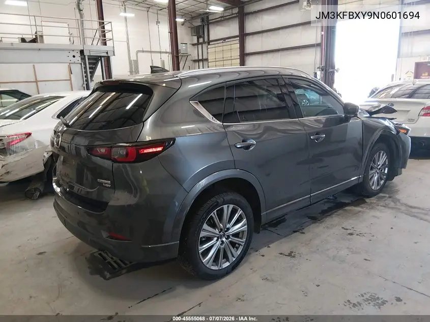 2022 Mazda Cx-5 2.5 Turbo Signature VIN: JM3KFBXY9N0601694 Lot: 45555068