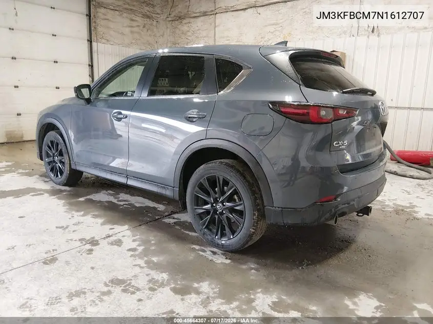 2022 Mazda Cx-5 2.5 S Carbon Edition VIN: JM3KFBCM7N1612707 Lot: 45664307