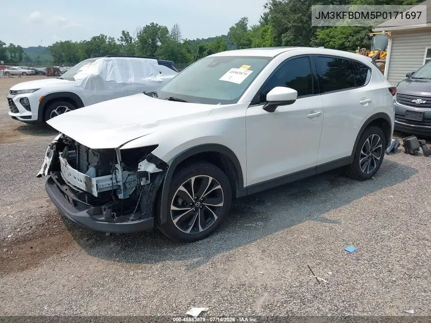 2023 Mazda Cx-5 2.5 S Premium VIN: JM3KFBDM5P0171697 Lot: 45583879