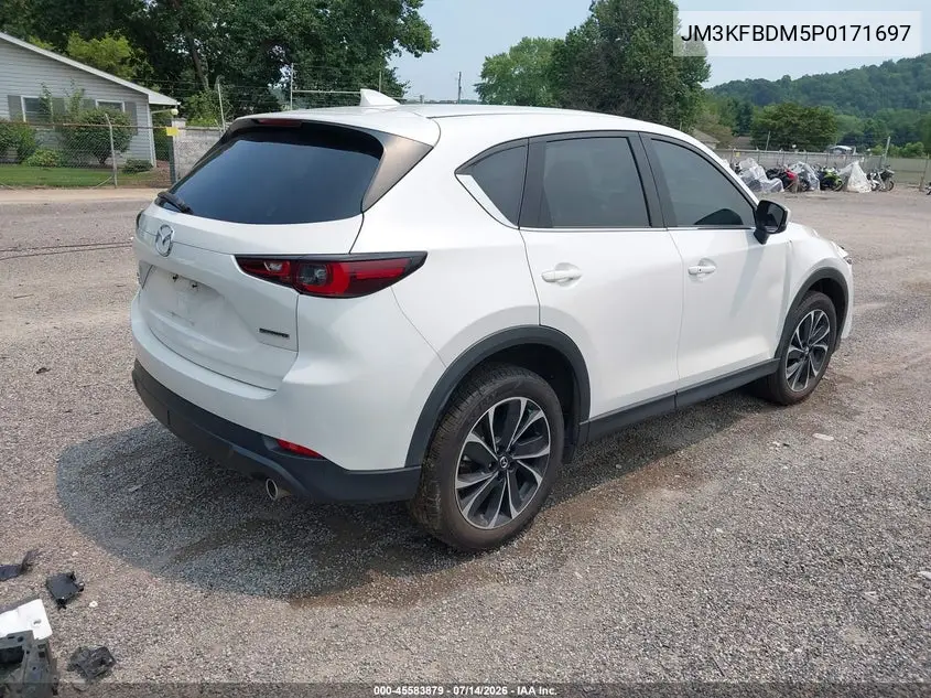 2023 Mazda Cx-5 2.5 S Premium VIN: JM3KFBDM5P0171697 Lot: 45583879