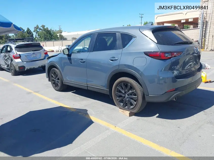 2024 Mazda Cx-5 2.5 S Carbon Edition VIN: JM3KFBCLXR0499841 Lot: 45555182