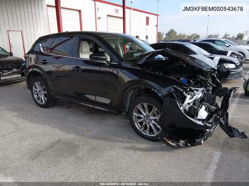 2025 Mazda Cx-5 2.5 S Premium Plus VIN: JM3KFBEM0S0543678 Lot: 45350918