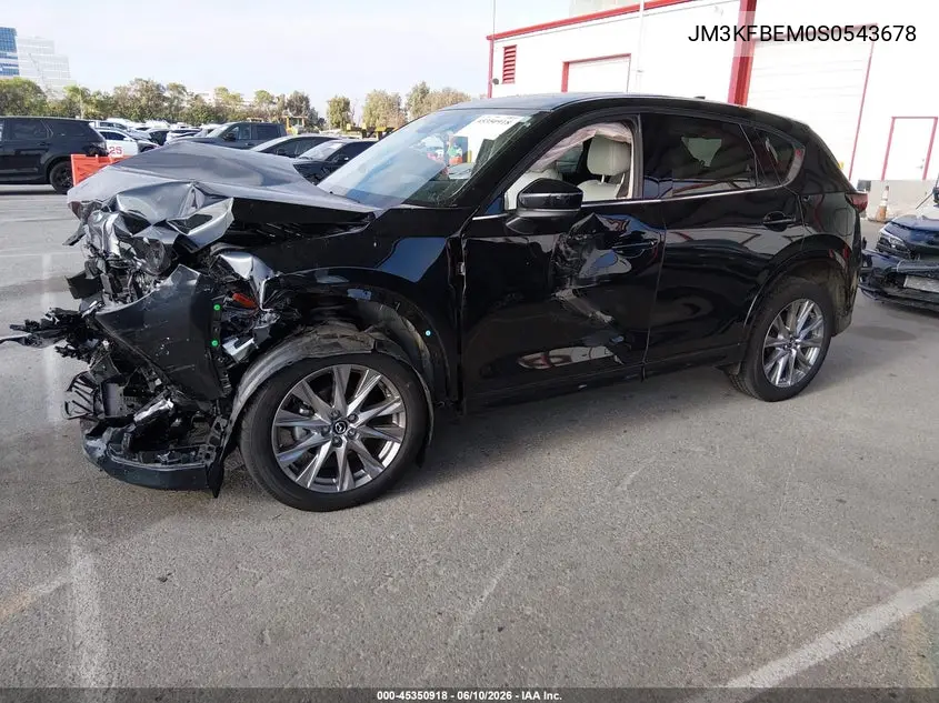 2025 Mazda Cx-5 2.5 S Premium Plus VIN: JM3KFBEM0S0543678 Lot: 45350918