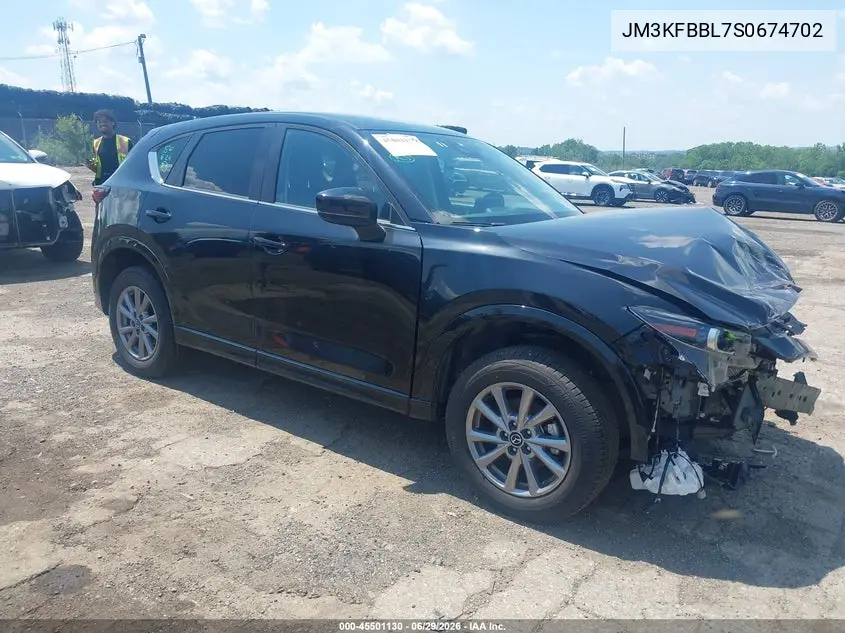 2025 Mazda Cx-5 2.5 S Select VIN: JM3KFBBL7S0674702 Lot: 45501130