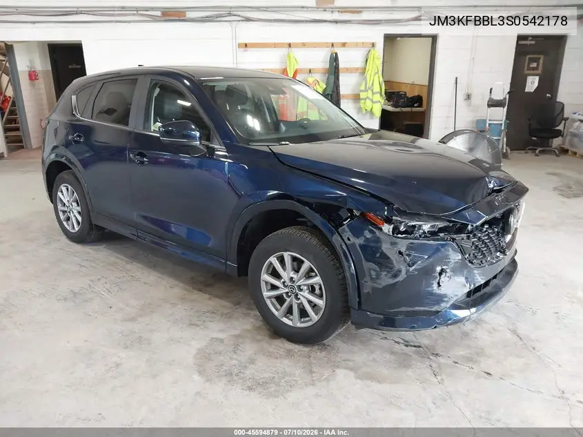 2025 Mazda Cx-5 2.5 S Select VIN: JM3KFBBL3S0542178 Lot: 45594879