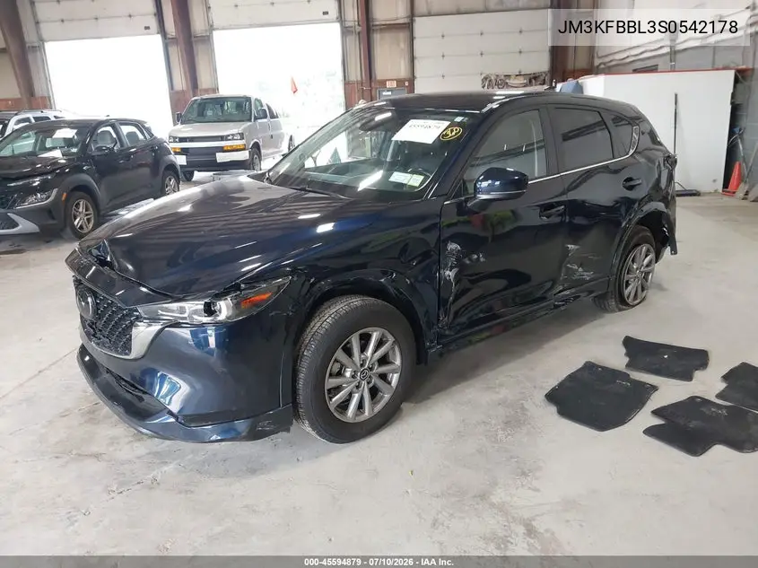 2025 Mazda Cx-5 2.5 S Select VIN: JM3KFBBL3S0542178 Lot: 45594879