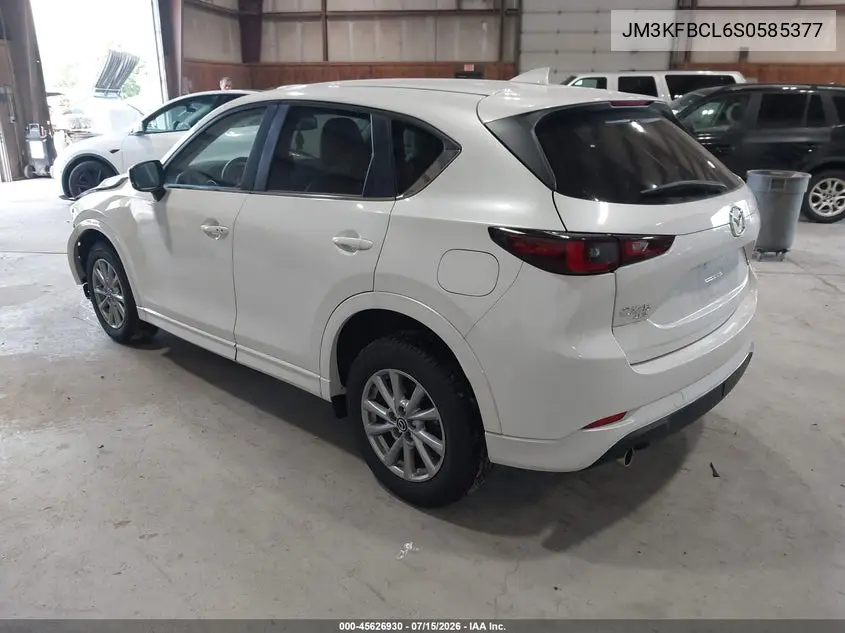 2025 Mazda Cx-5 2.5 S Preferred VIN: JM3KFBCL6S0585377 Lot: 45626930