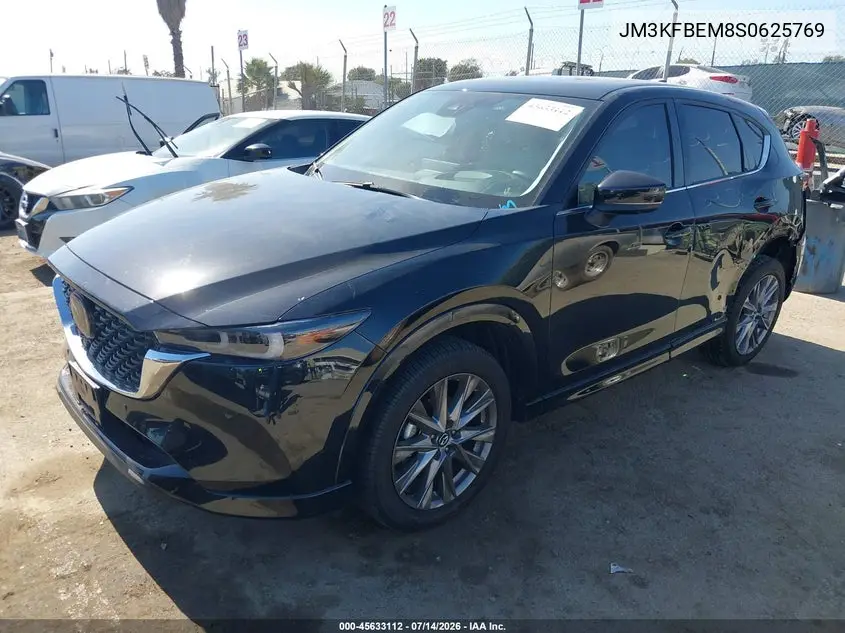 2025 Mazda Cx-5 2.5 S Premium Plus VIN: JM3KFBEM8S0625769 Lot: 45633112
