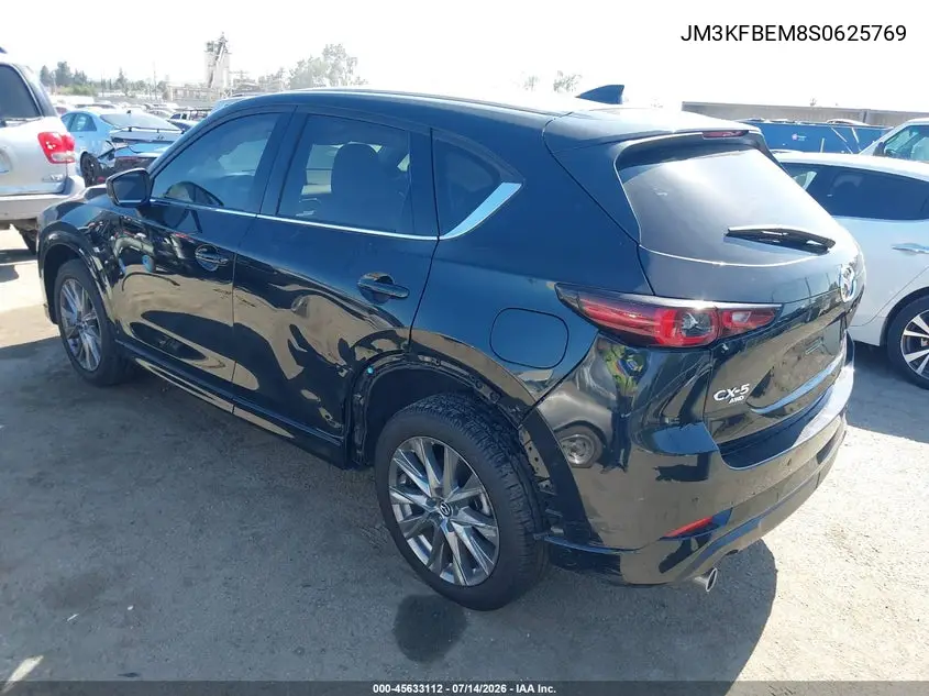 2025 Mazda Cx-5 2.5 S Premium Plus VIN: JM3KFBEM8S0625769 Lot: 45633112
