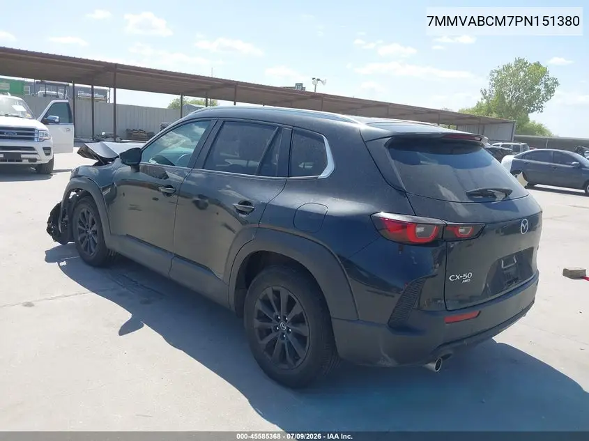 2023 Mazda Cx-50 2.5 S Preferred Plus VIN: 7MMVABCM7PN151380 Lot: 45585368