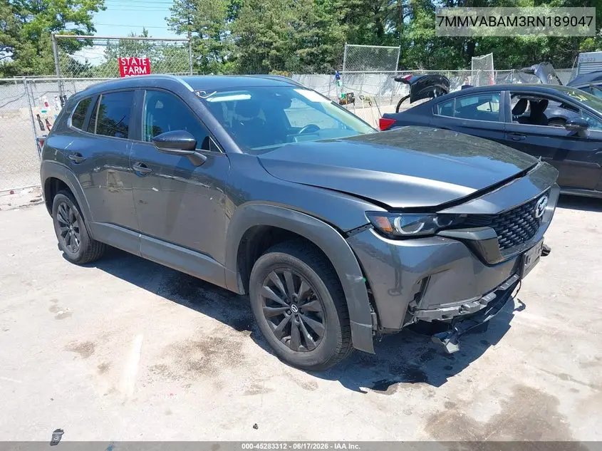 2024 Mazda Cx-50 2.5 S Select VIN: 7MMVABAM3RN189047 Lot: 45283312