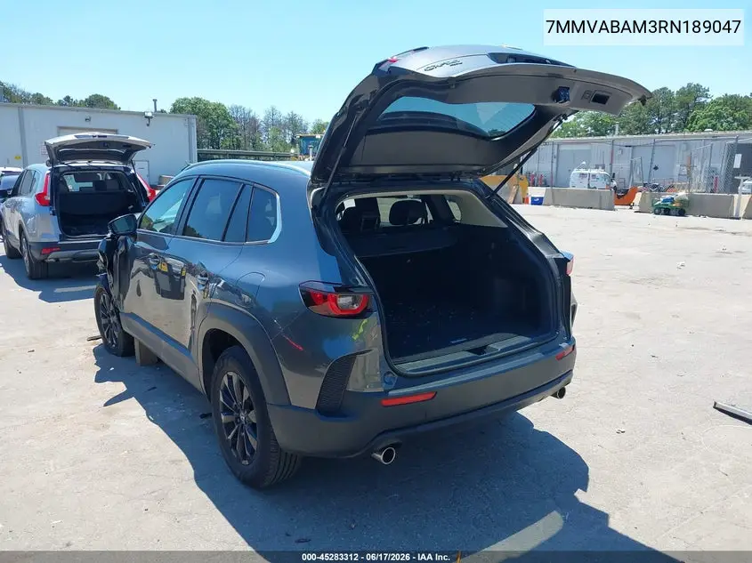 2024 Mazda Cx-50 2.5 S Select VIN: 7MMVABAM3RN189047 Lot: 45283312
