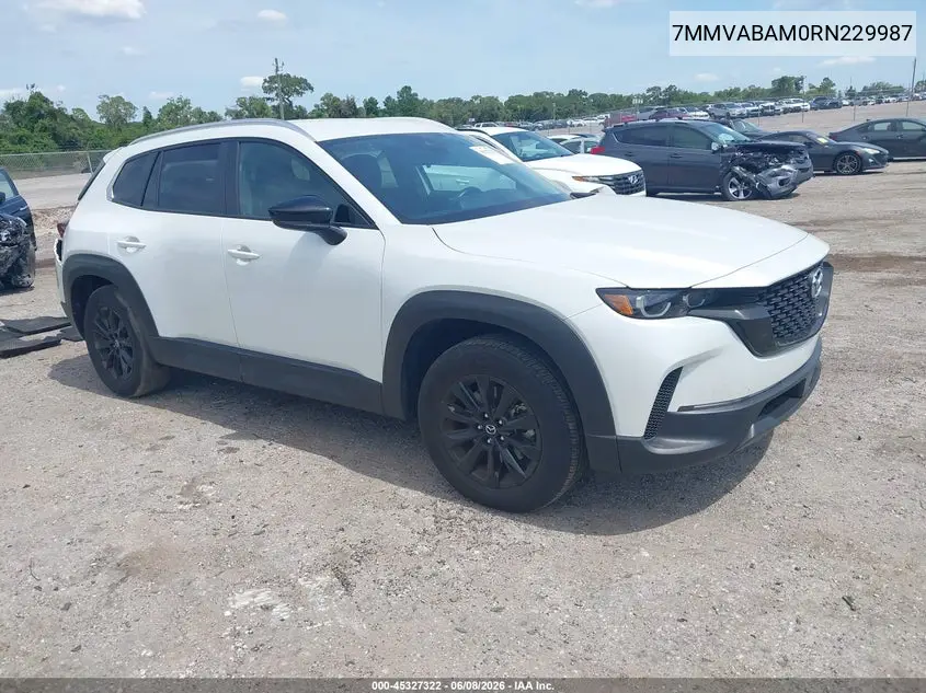 2024 Mazda Cx-50 2.5 S Select VIN: 7MMVABAM0RN229987 Lot: 45327322
