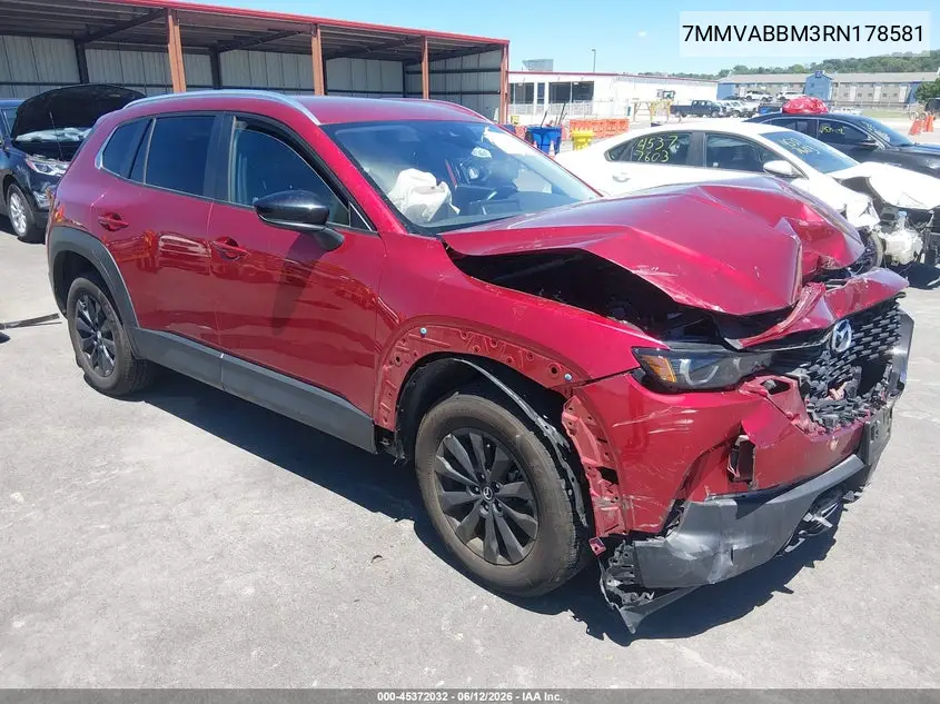 2024 Mazda Cx-50 2.5 S Preferred VIN: 7MMVABBM3RN178581 Lot: 45372032