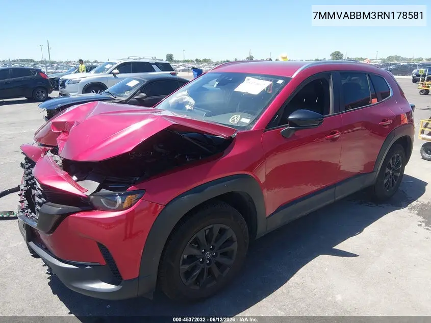 2024 Mazda Cx-50 2.5 S Preferred VIN: 7MMVABBM3RN178581 Lot: 45372032