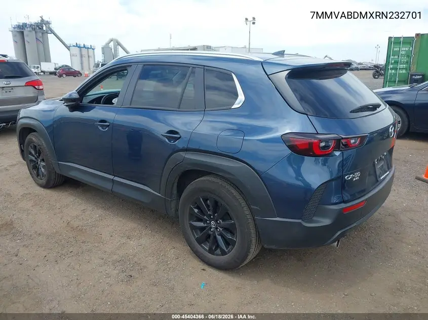 2024 Mazda Cx-50 2.5 S Premium VIN: 7MMVABDMXRN232701 Lot: 45404366