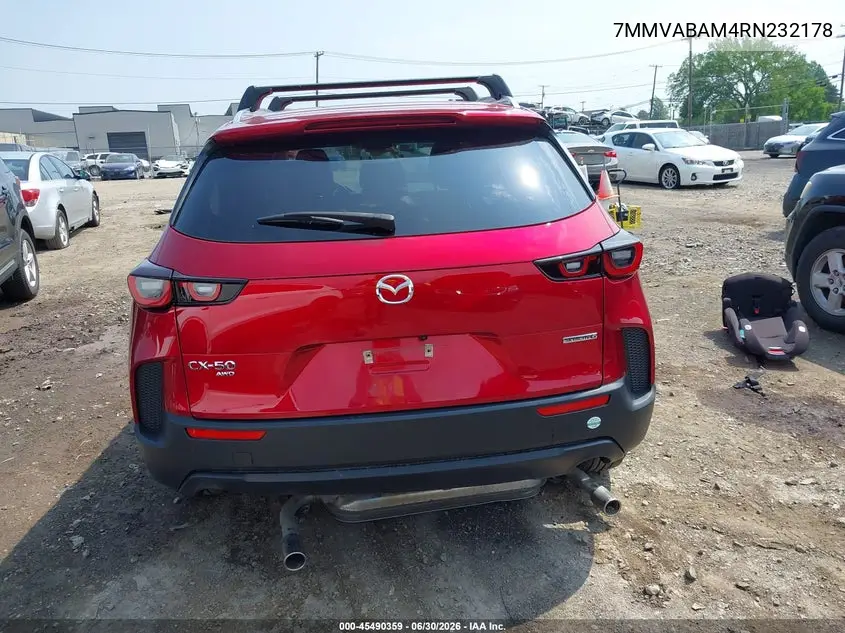 2024 Mazda Cx-50 2.5 S Select VIN: 7MMVABAM4RN232178 Lot: 45490359