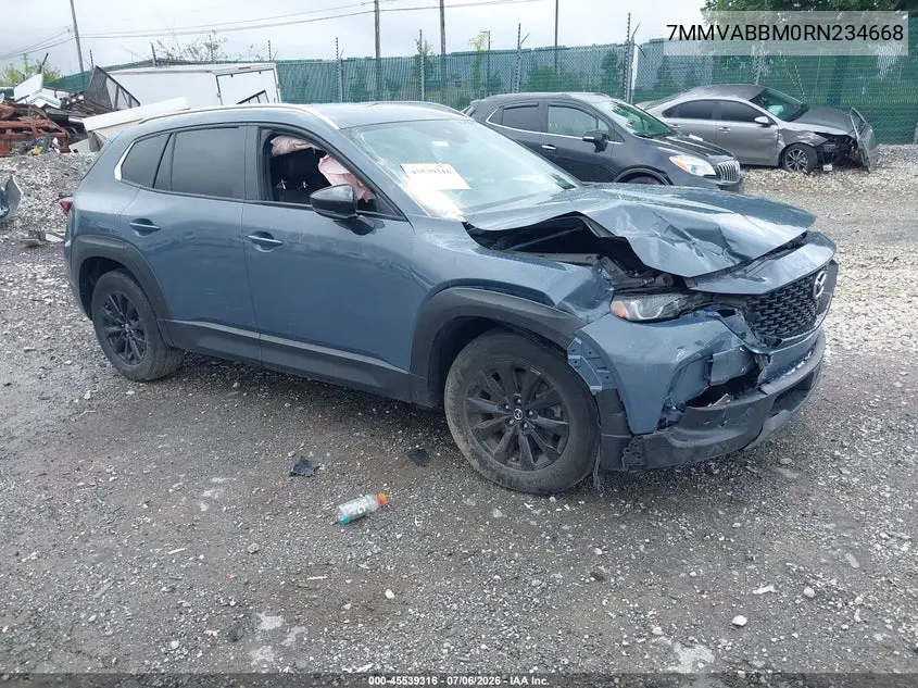 2024 Mazda Cx-50 2.5 S Preferred VIN: 7MMVABBM0RN234668 Lot: 45539316