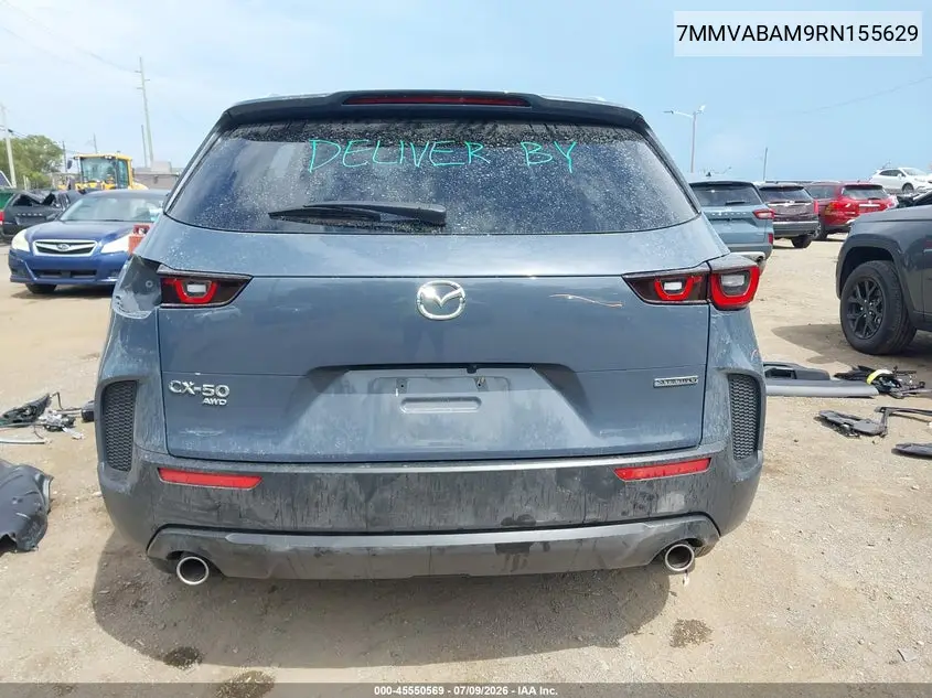2024 Mazda Cx-50 2.5 S Select VIN: 7MMVABAM9RN155629 Lot: 45550569