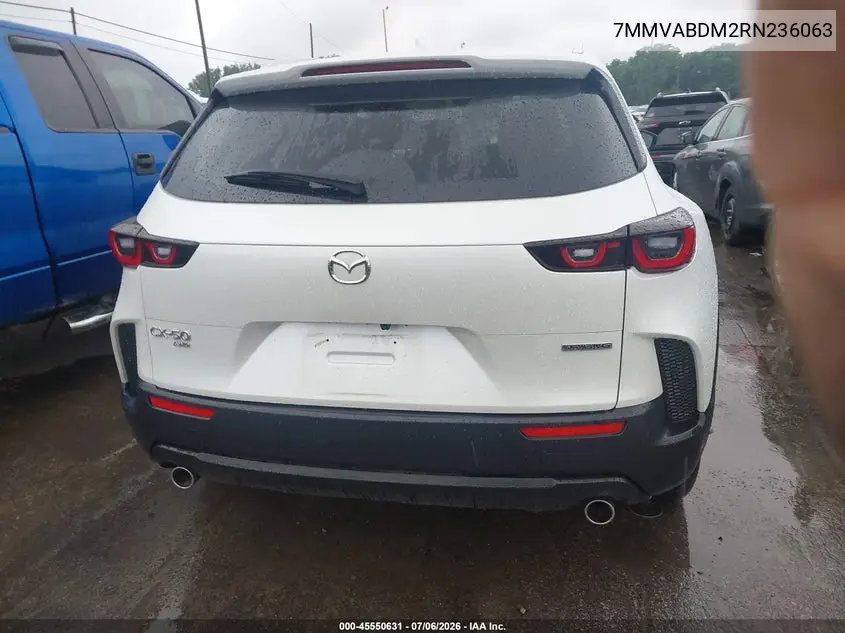 2024 Mazda Cx-50 2.5 S Premium VIN: 7MMVABDM2RN236063 Lot: 45550631
